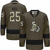Glued Ottawa Senators #25 Chris Neil Green Salute to Service NHL Jersey,baseball caps,new era cap wholesale,wholesale hats